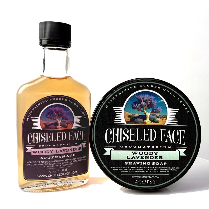 Chiseled Face Woody Lavender - Aftershave Splash Aftershave Splash
