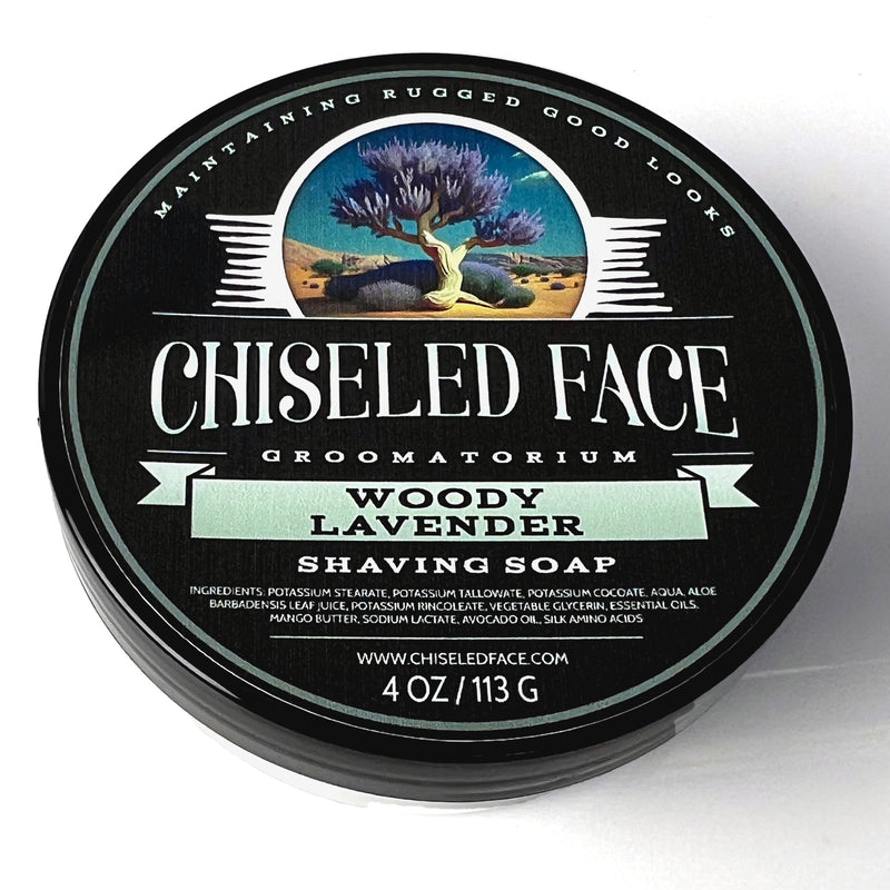 Chiseled Face Woody Lavender – Shaving Soap Shaving Soap