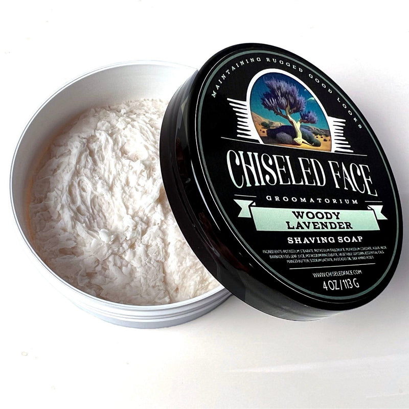 Chiseled Face Woody Lavender – Shaving Soap Shaving Soap
