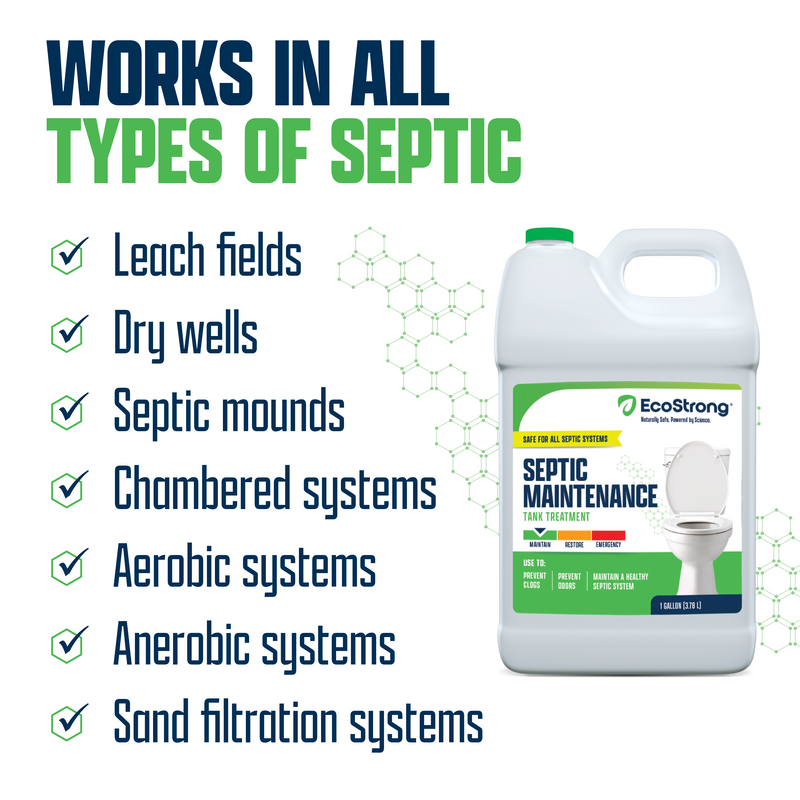 EcoStrong Septic Tank Treatment Liquid Drain & Septic > Septic System Maintenance