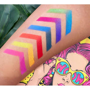 Prolux Cosmetics Wow Bundle | Eyeshadow Palette & Neon Pink Brush Set