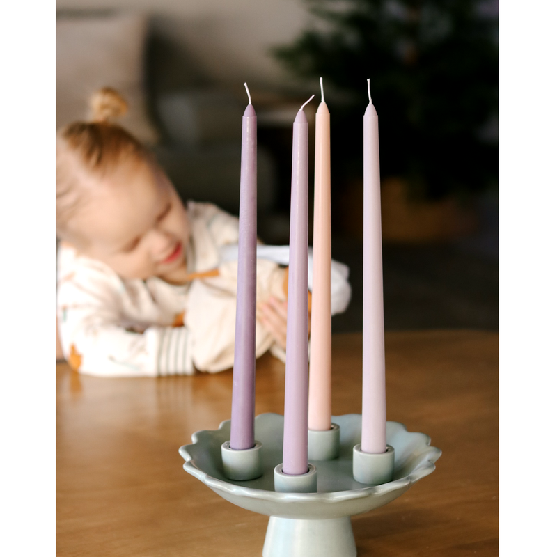 Be A Heart Muted Advent Candles Candles
