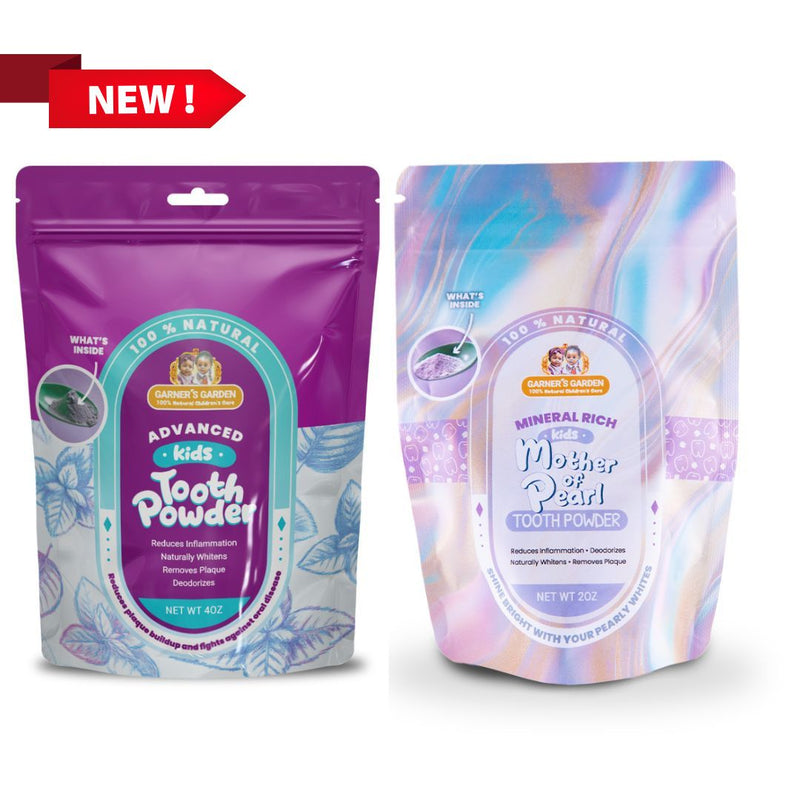 Garner's Garden Kid's Tooth Powder | Fluoride Free | 100% Natural Tooth Powder