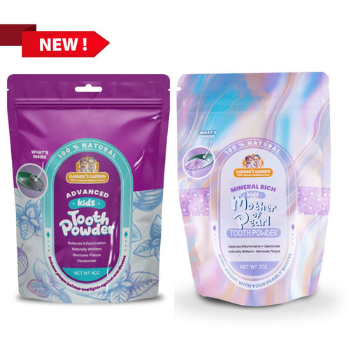 Garner's Garden Kid's Tooth Powder | Fluoride Free | 100% Natural Tooth Powder
