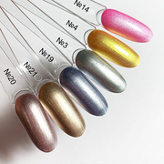 nbmsupply DARK STAMPING POLISH SILVER-BLUE METALLIC №19, 8 ML  Article : S019