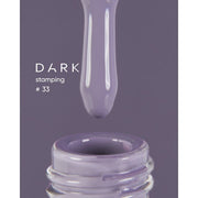 nbmsupply DARK STAMPING POLISH GRAY №33, 8 ML   Article : S033