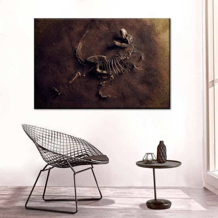 Dinosaur Skeleton Wall Art