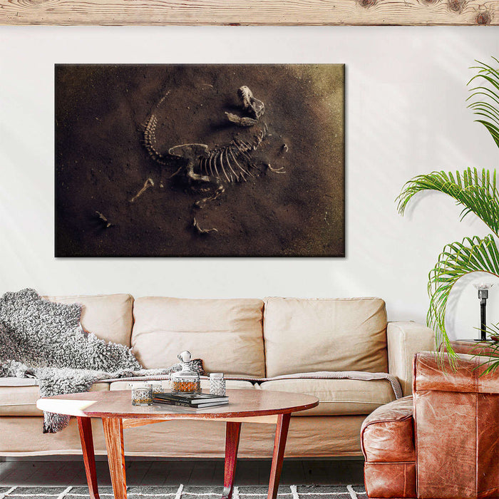 Dinosaur Skeleton Wall Art