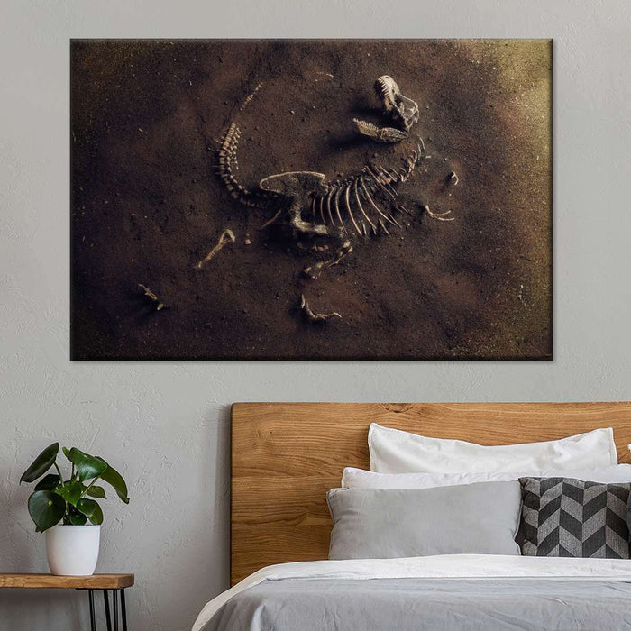 Dinosaur Skeleton Wall Art