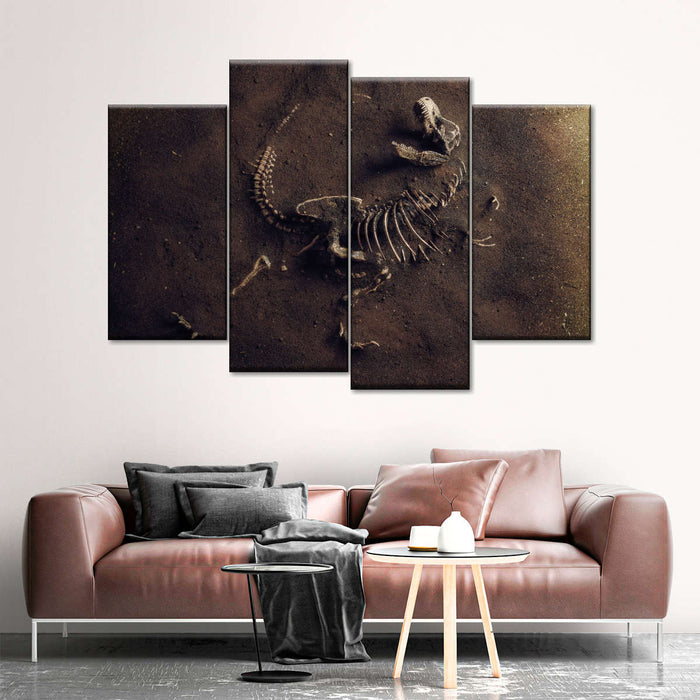 Dinosaur Skeleton Wall Art