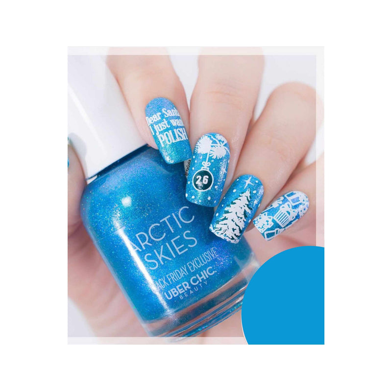 UberChic Beauty Jingle All The Way, (Christmas-05) Stamping Plate