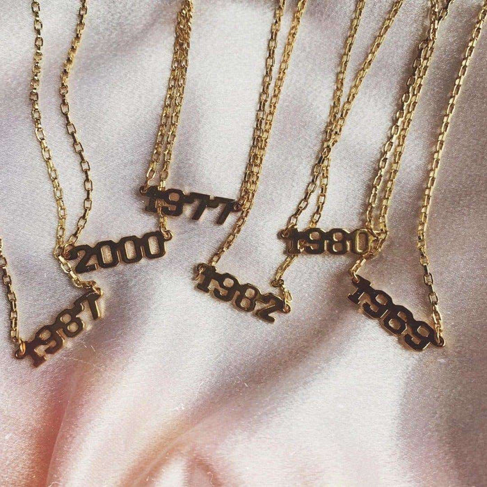 Year Necklace by Jonesy Wood