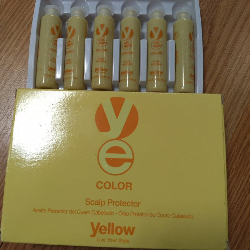 VIP Extensions Yellow Alfaparf Color Scalp Hair Protector 12 Vials x 13ml Hair Color Salon Professional-11pc Hair Care