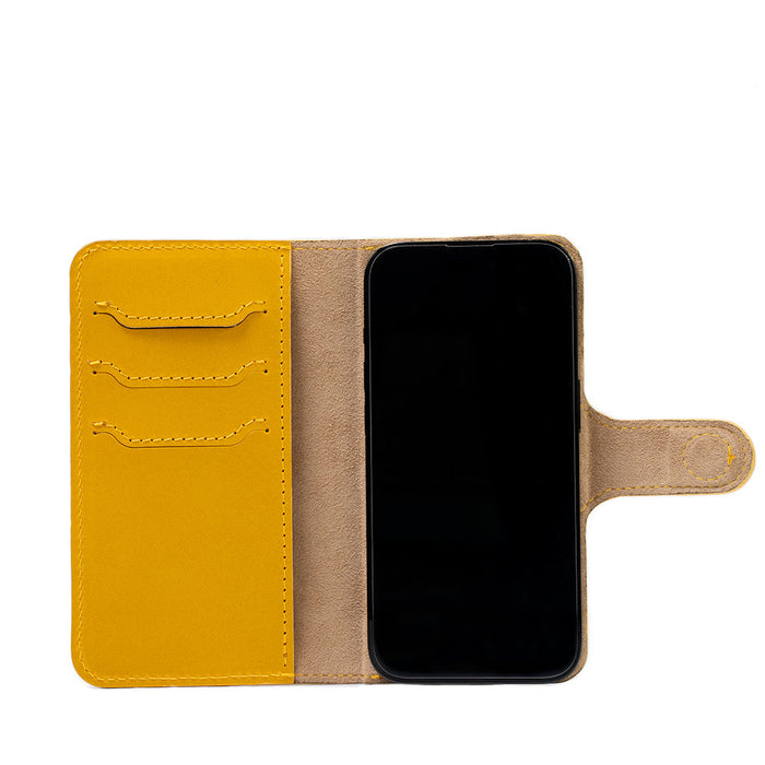 iPhone 15 series Leather MagSafe Folio Case Wallet with Grip by Geometric Goods