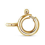 Bids.com 10K Yellow Gold Plated .925 Sterling Silver 4 Cttw Diamond Circle Hoop 18" Pendant Necklace (J-K Color, I1-I2 Clarity) Necklaces