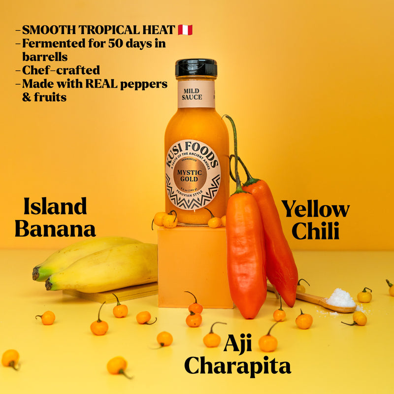 Kusi Foods Mystic Gold Hot Sauce