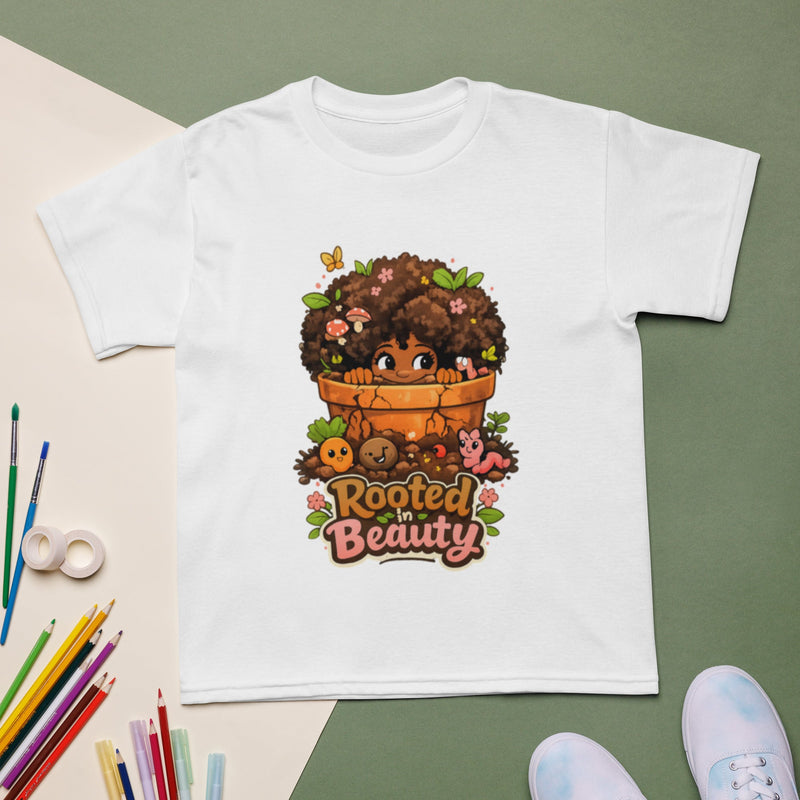 Mill's Beauty Supply Rooted In Beauty T-Shirt - Youth