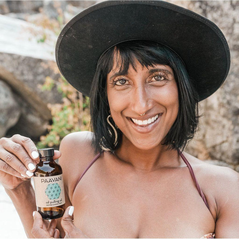 Paavani Ayurveda Mint Pulling Oil | Ayurvedic Oil Pulling for Oral Health & Detoxification
