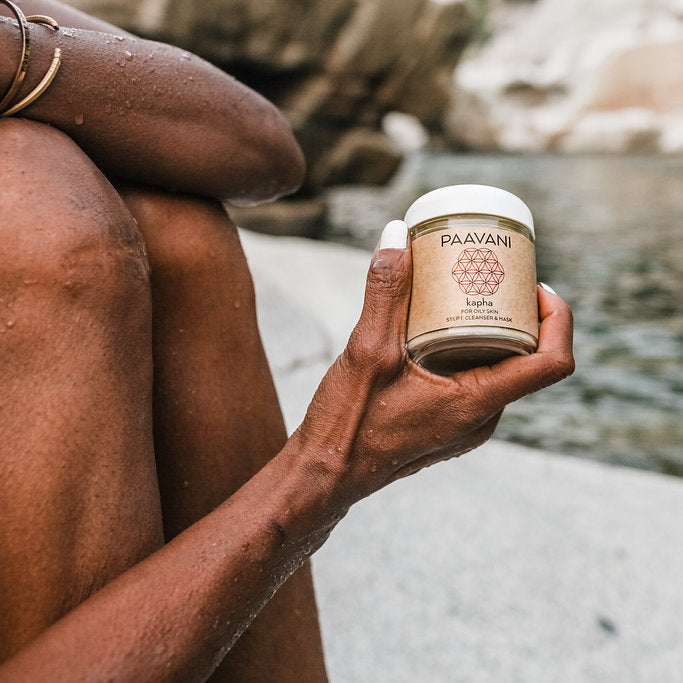 Paavani Ayurveda Kapha Cleanser & Mask  | Ayurvedic Cleansing Grains for Oily, Congested Skin simple