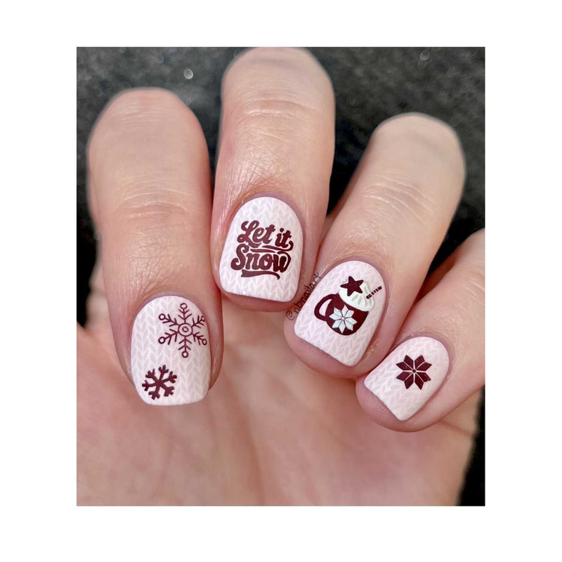 UberChic Beauty Ski Season Stamping Plate