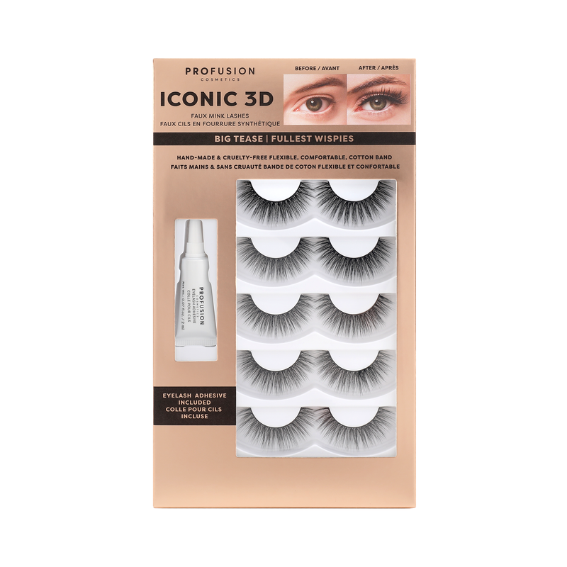 Profusion Cosmetics Iconic 3D Faux Mink Lashes Eyes