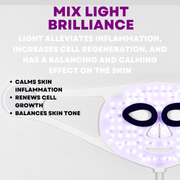 ZAQ Skin & Body Noor LED Light Therapy Mask – Red, Blue & Infrared | ZAQ