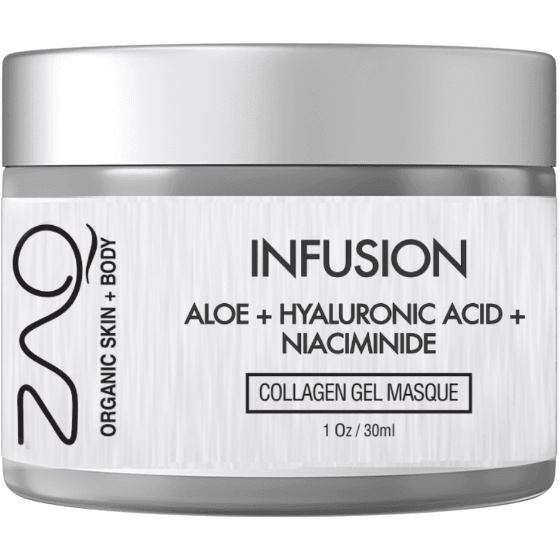 ZAQ Skin & Body -  Organic Infusion Collagen Gel Masque - Aloe + Hyaluronic Acid + Niacinamide