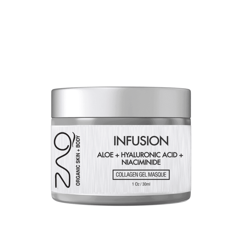 ZAQ Skin & Body ZAQ Organic Infusion Collagen Gel Masque - Aloe + Hyaluronic Acid + Niacinamide