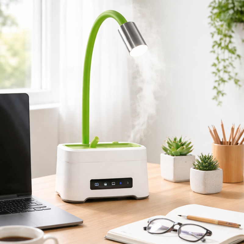 ZAQ Lumin Aromatherapy Diffuser | Ultrasonic Mist, LED Lamp & Humidifier