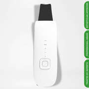 ZAQ Skin & Body ZAQ Nova Ultrasonic Skin Scrubber Spatula – 33,000 Hz Deep Cleansing Device White Smoke