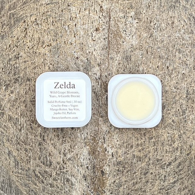 Sweet Anthem Zelda - soft amber, uplifting yuzu & wild grape blossoms Perfume Dark Gray Solid Perfume