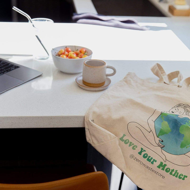ZeroWasteStore.com Love Your Mother Organic Tote Bag Shopping Totes