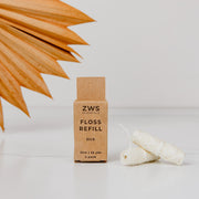 ZeroWasteStore.com Silk Floss - Zero Waste Dental Floss, 30m, Biodegradable, Refillable Dental Floss