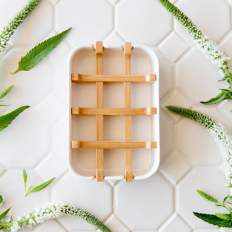 ZeroWasteStore.com Bamboo Soap Dish Soap Dishes & Holders