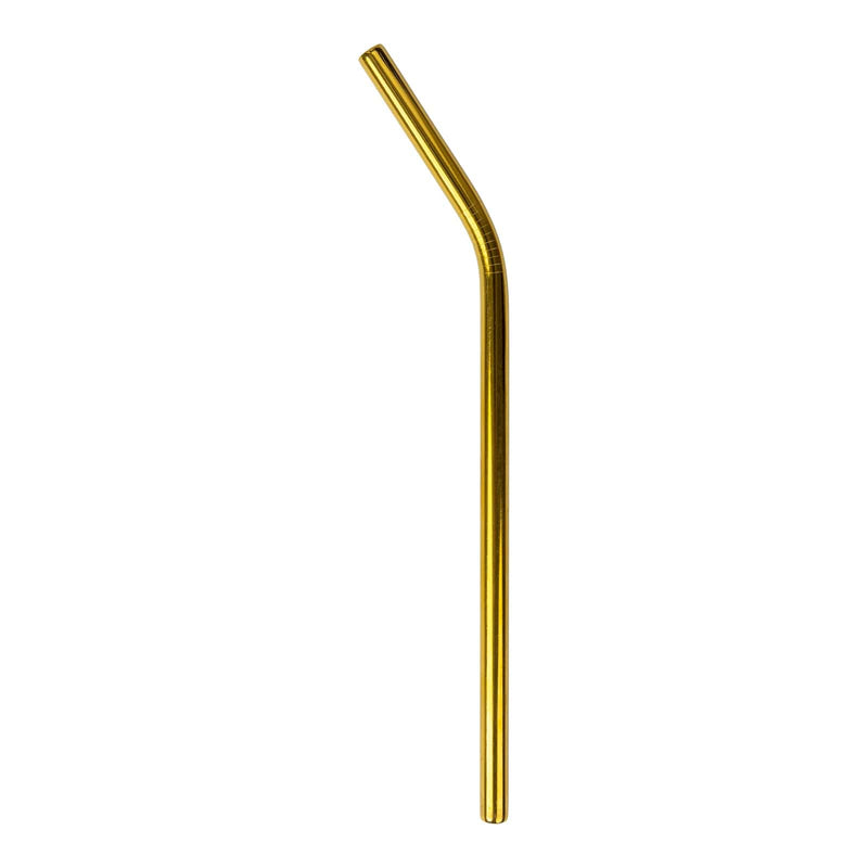 ZeroWasteStore.com Stainless Steel Straw - Straight, Bent, or Boba Style Drinking Straws & Stirrers