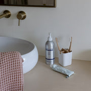 ZeroWasteStore.com Zero Waste Brush Holder- Bamboo Fiber & Corn Starch, White or Black Bathroom Accessories