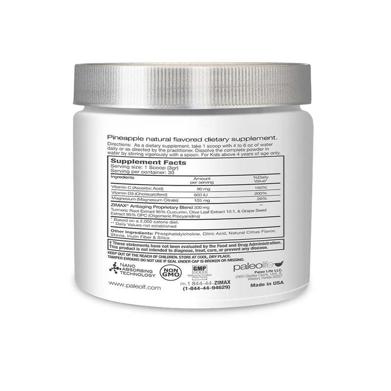 Paleolife Zimax® Junior Zimax Junior ¡ANTIOXIDANTE NATURAL NUEVO! Gray 1 Pack,3 Pack,6 Pack
