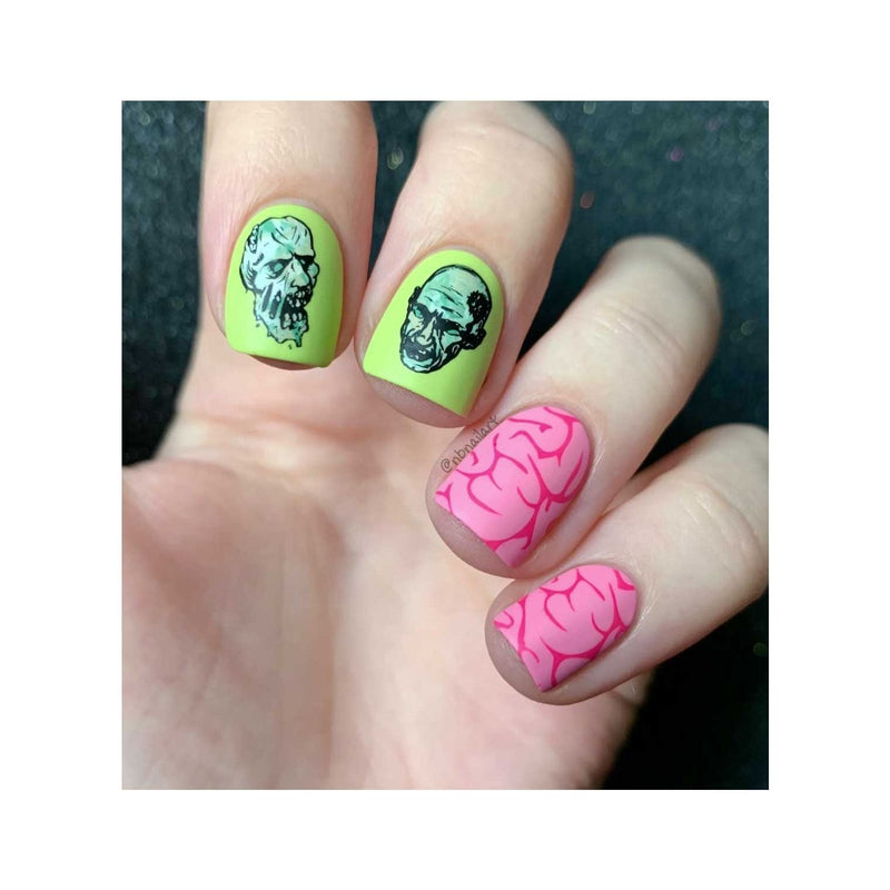 UberChic Beauty Zombie Love-01 Stamping Plate