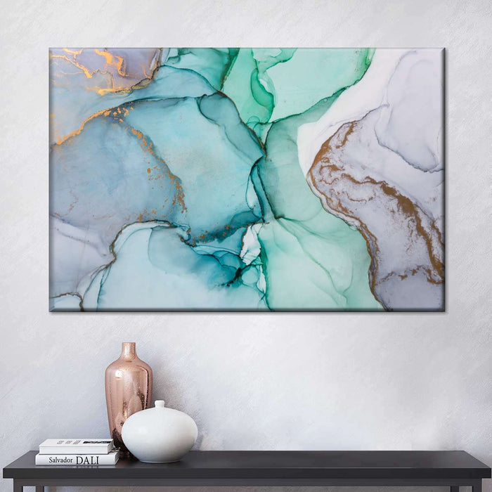 Light Ink Abstract Wall Art