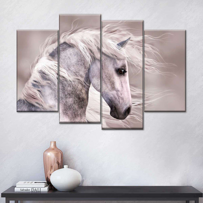 Arabian Dapple Grey Horse Wall Art