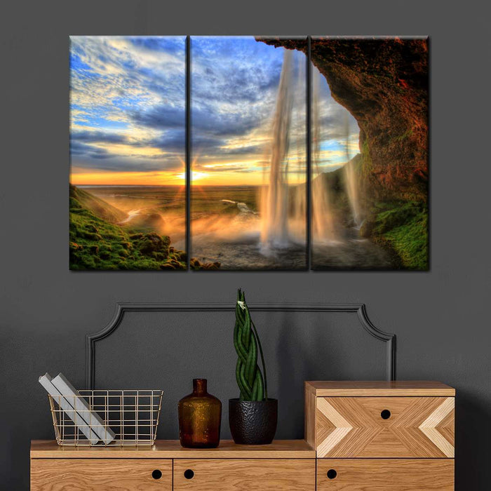 Mountain Waterfall Wall Art