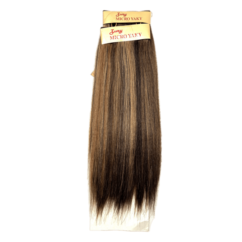 VIP Extensions Zury 100% Human Micro Yaky Perm Straight Hair Extensions