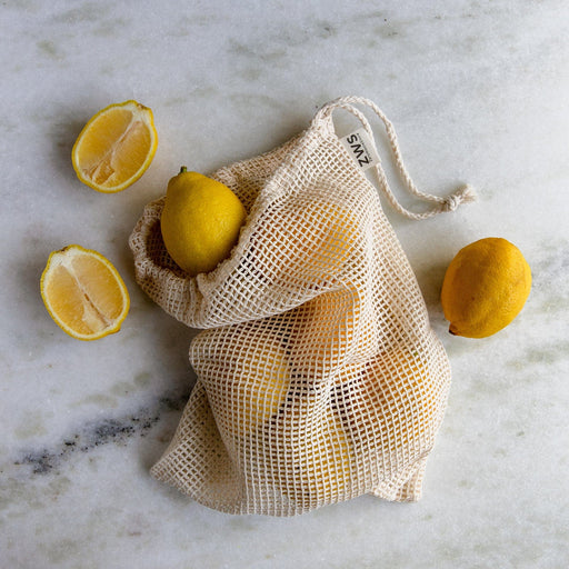 ZeroWasteStore.com Mesh Produce Bag - Multiple Sizes - Zero Waste Net Bag Shopping Totes