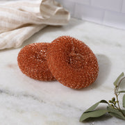 ZeroWasteStore.com Copper Scrubber Pack Scrub Brushes