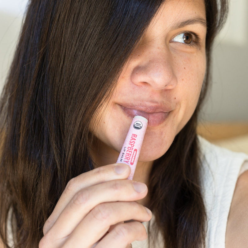 ZeroWasteStore.com All Natural Lip Balm Dark Slate Gray Organic Almond Vanilla,Organic Orange Vanilla,Organic Raspberry Mint,Vegan Peppermint,Vegan Lavender Lemon,Lip Balm Set - Bundle of 5,Organic Trio,Vegan Duo