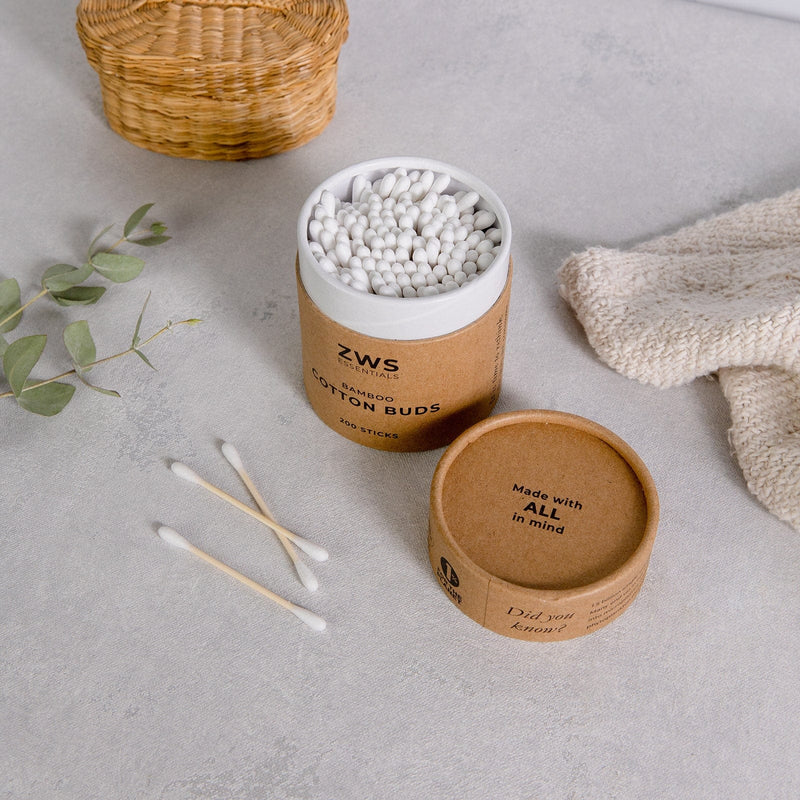 ZeroWasteStore.com Bamboo Cotton Buds Bathroom Accessories