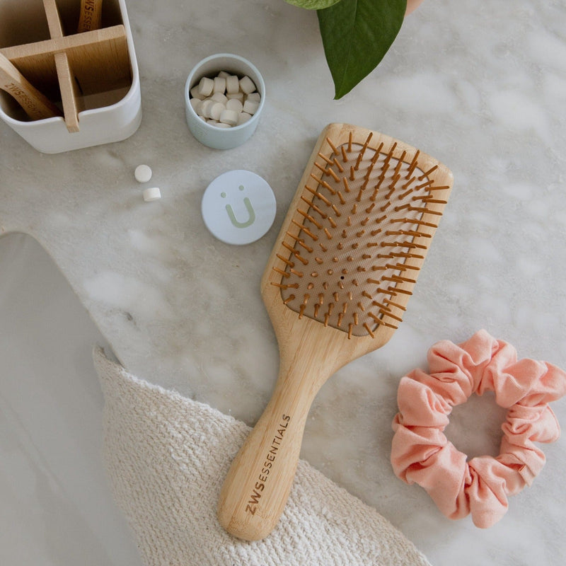 ZeroWasteStore.com Bamboo Hair Brush Combs & Brushes