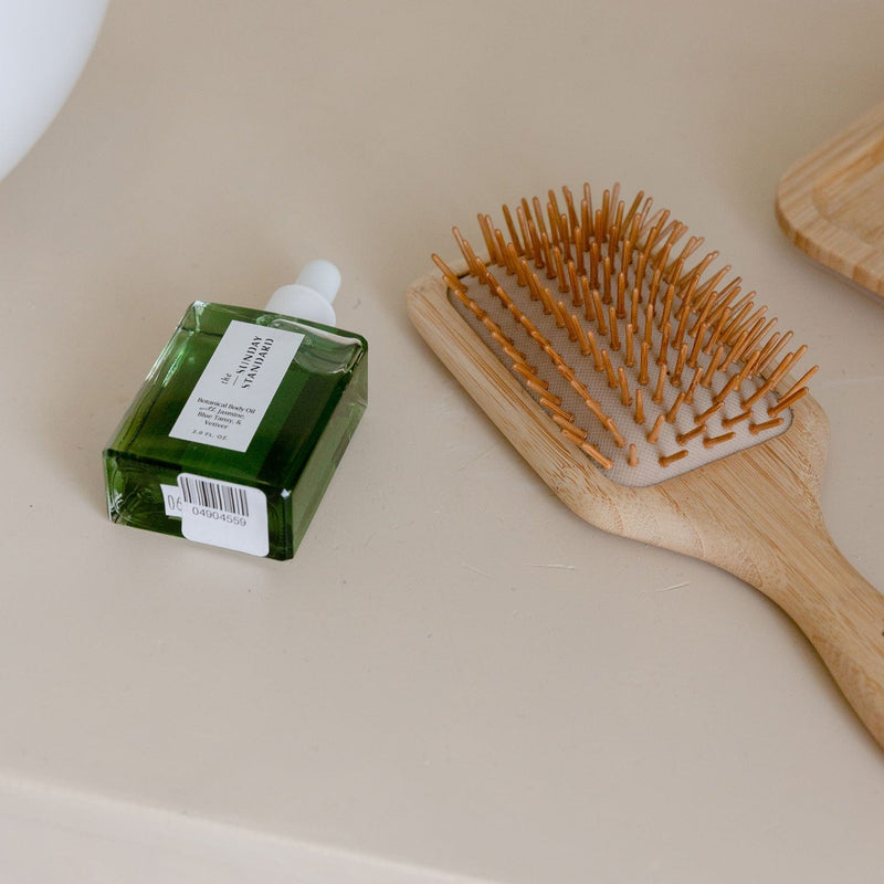 ZeroWasteStore.com Bamboo Hair Brush Combs & Brushes