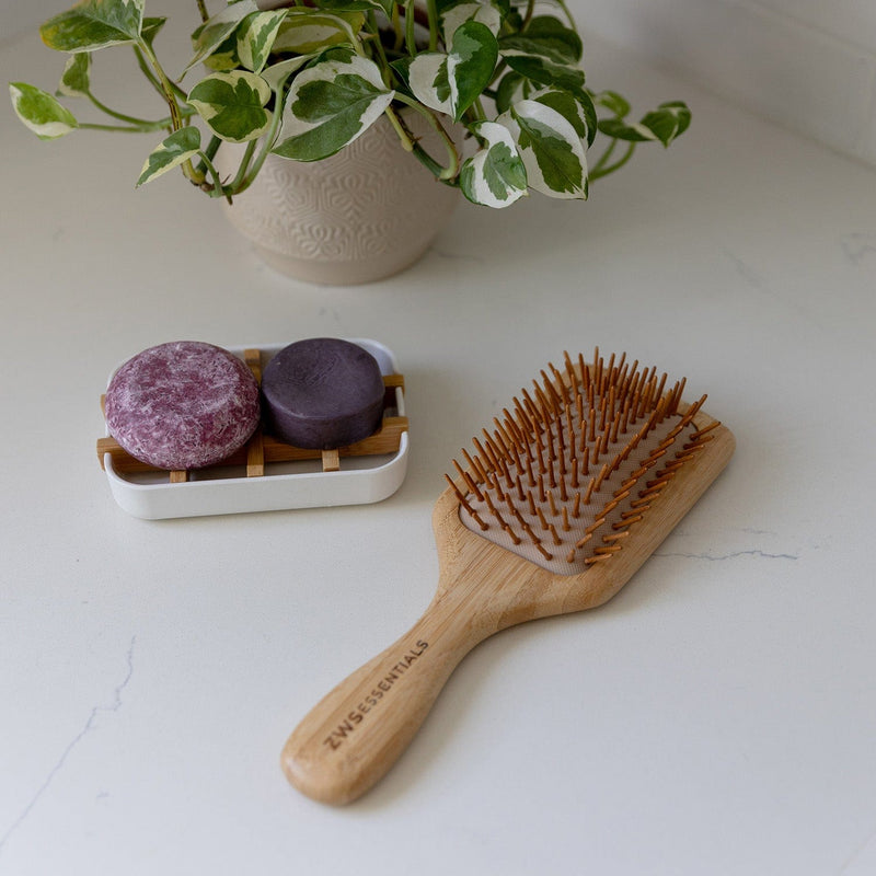 ZeroWasteStore.com Bamboo Hair Brush Combs & Brushes