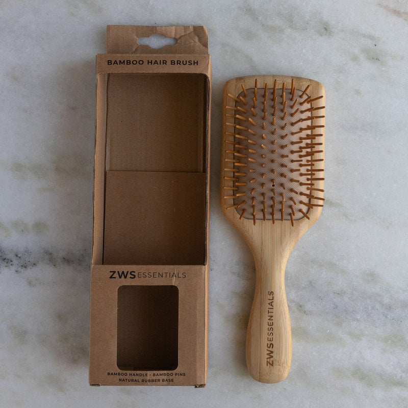 ZeroWasteStore.com Bamboo Hair Brush Combs & Brushes